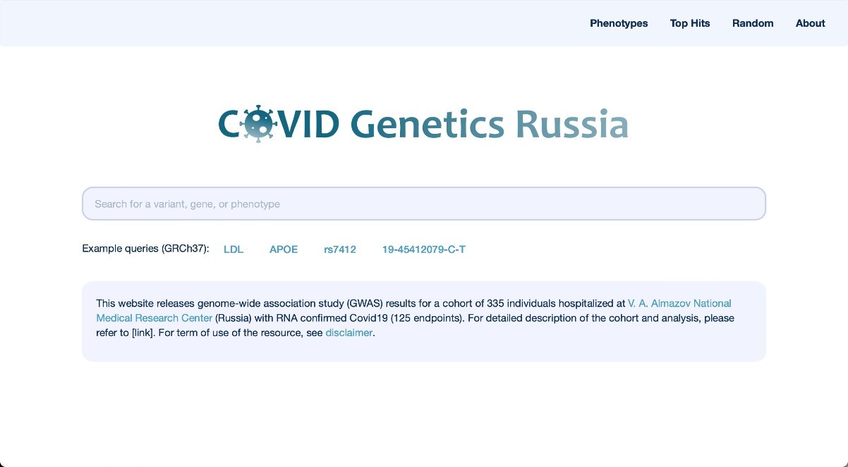 fenotipicheskimi korrelyatsiyami u patsiyentov s COVID-19