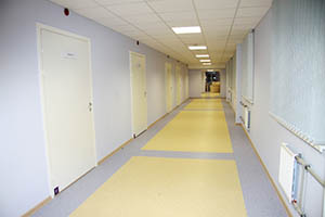 холл лечебно-реабилитационного корпуса после реконструкции